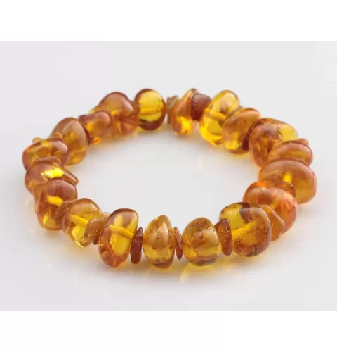 Vintage Baltic amber necklace and bracelet 120g set