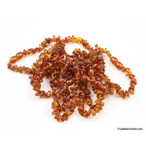 10 Cognac CHIPS Baltic amber teething bracelets