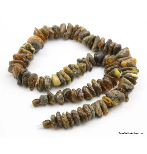 Large HEALING Baltic amber beads necklace 23in