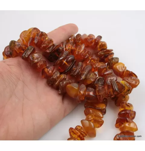 Large Vintage Baltic amber necklace 158g 31in