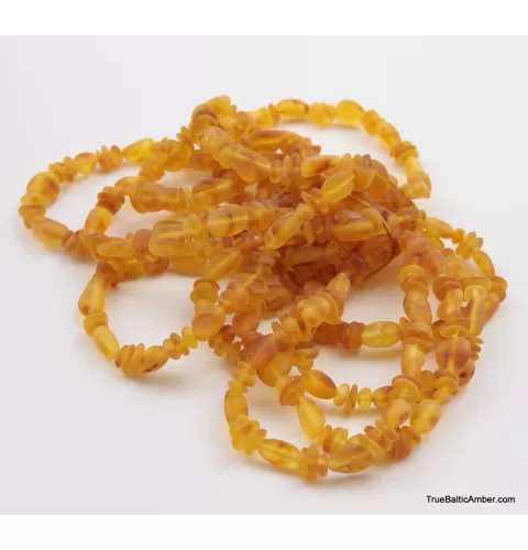 10 Raw BEANS n NUGGETS Baltic amber adult strech bracelets