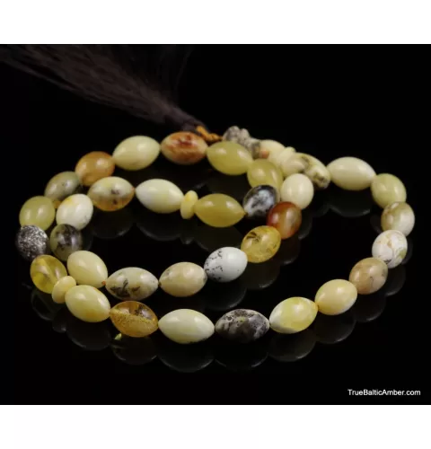 Islamic 33 Baltic amber prayer OLIVE beads