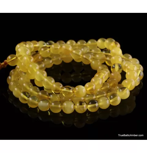 Tibetan Buddhist Mala Prayer 108 Baltic amber butter beads