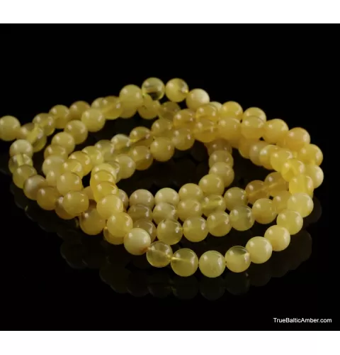 Tibetan Buddhist Mala Prayer 108 Baltic amber butter beads