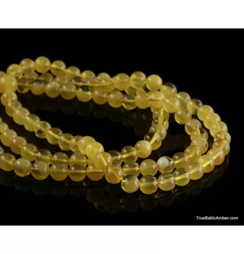Tibetan Buddhist Mala Prayer 108 Baltic amber butter beads
