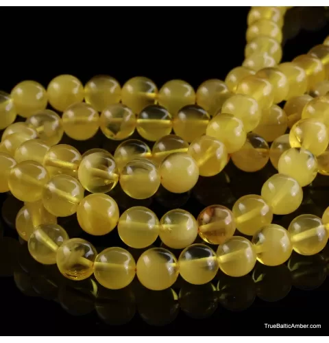 Tibetan Buddhist Mala Prayer 108 Baltic amber butter beads