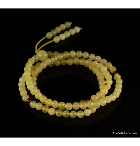 Tibetan Buddhist Japa Mala Prayer 108 Baltic amber beads rosary