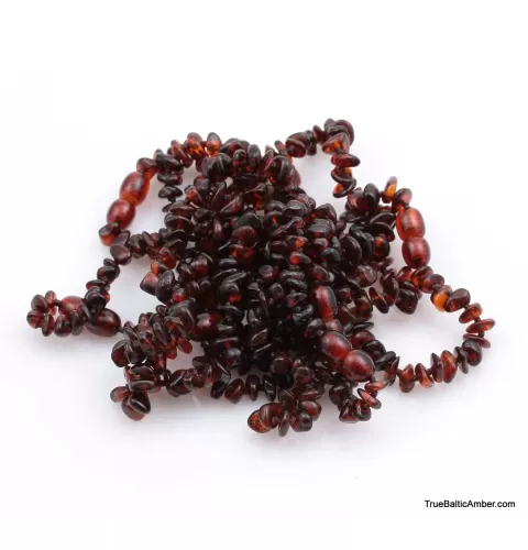 10 Cognac CHIPS Baltic amber teething bracelets