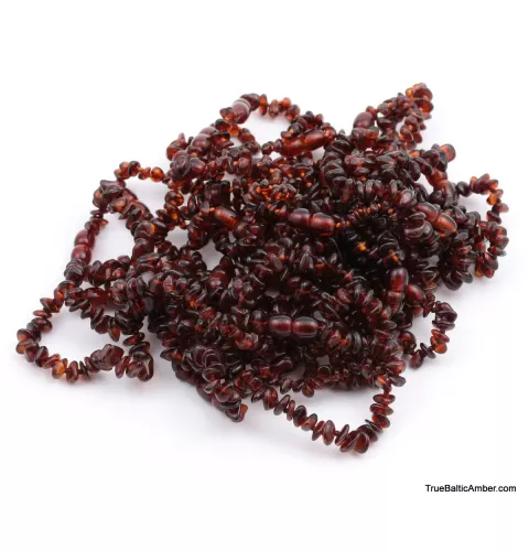 30 Cognac CHIPS Baltic amber teething bracelets