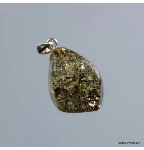 Baltic amber CARVED pendant