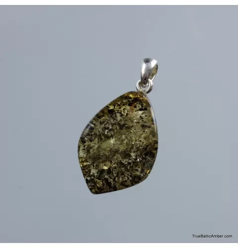 Baltic amber CARVED pendant