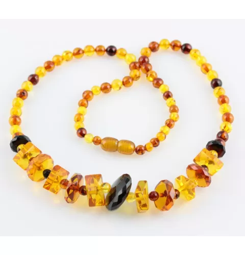 Composition Baltic amber necklace 19in