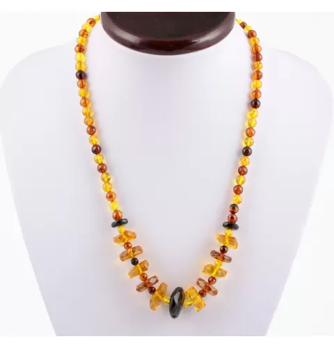 Composition Baltic amber necklace 19in