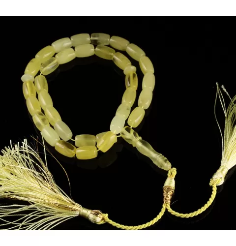 Islamic 33 BARREL Prayer BALTIC AMBER Beads Muslim Rosary