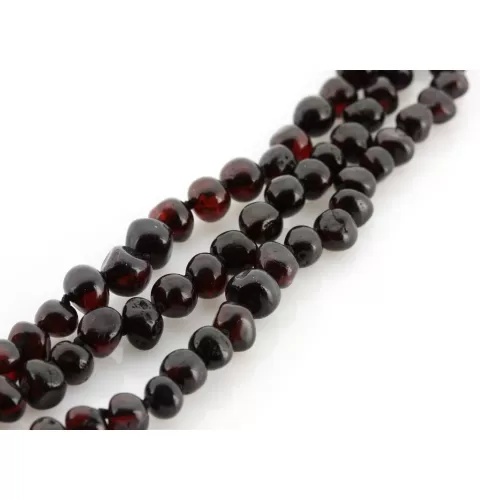 BAROQUE beads Baltic amber bracelet 18cm