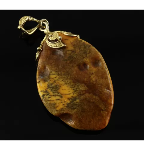 Vintage Butterscotch Natural Baltic Amber Pendant