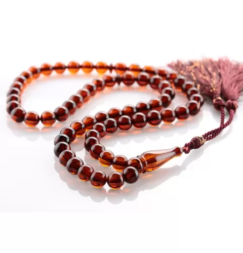 Islamic 66 prayer ROUND Baltic amber beads