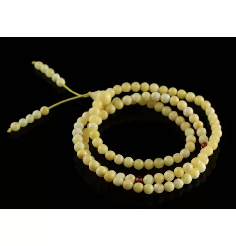 Tibetan Buddhist Japa Mala Prayer 108 Baltic amber beads rosary