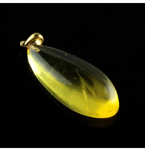 Lemon Drop Baltic Amber Pendant