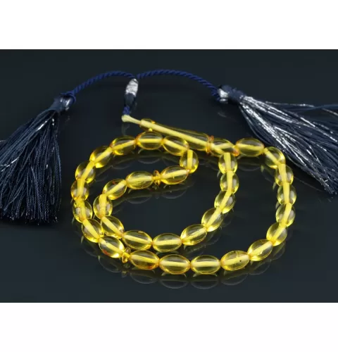 Islamic 33 Baltic amber Prayer OLIVE beads