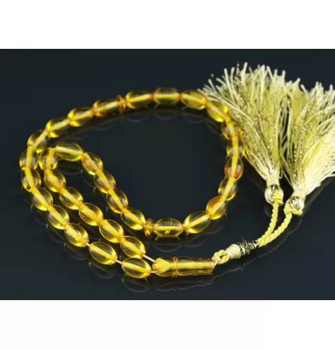 Islamic 33 Baltic amber Prayer OLIVE beads