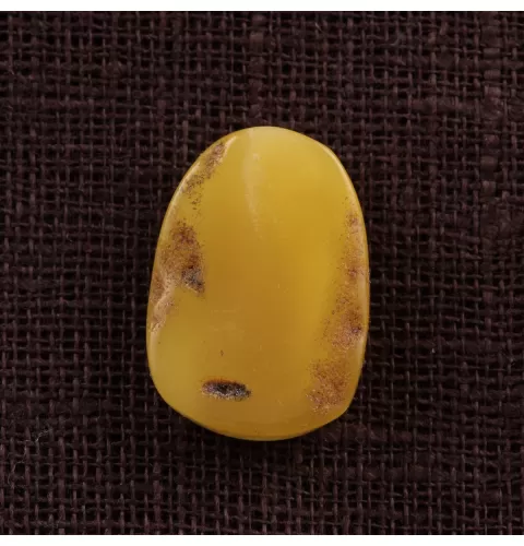 Butter Baltic Amber Piece Amulet Pendant