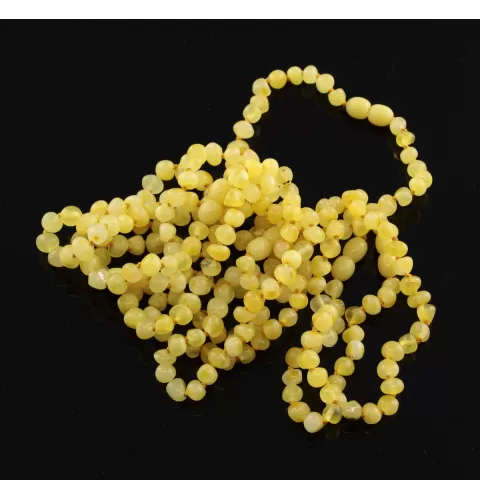 10 Butter BAROQUE Baltic amber adult bracelets 19cm