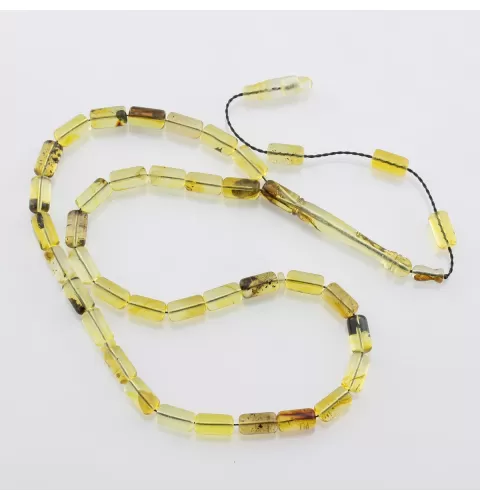 Islamic 33 BARREL Prayer BALTIC AMBER Beads Muslim Rosary