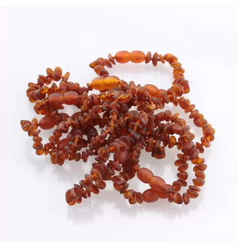 10 Cognac CHIPS Baltic amber teething bracelets 14cm