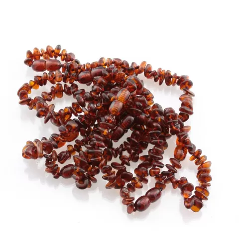 10 CHIPS Baltic amber teething bracelets 14cm