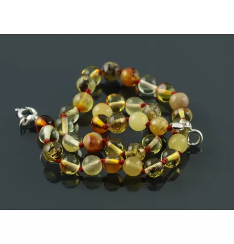 Adjustable Size Baltic amber Bracelet Anklet 30cm