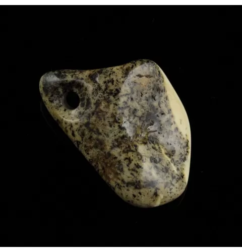 Baltic Amber Medallion pendant with hole