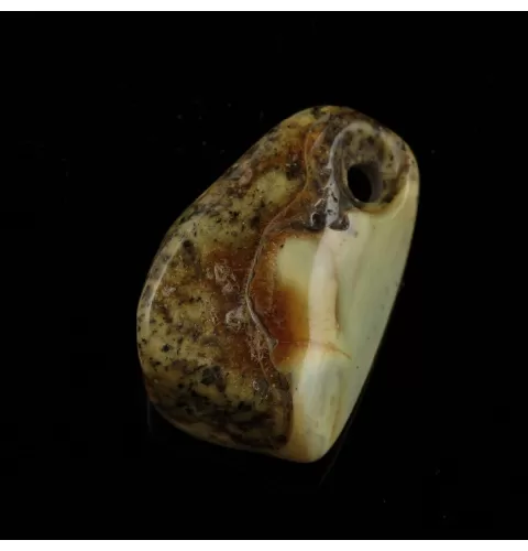Baltic Amber Medallion pendant with hole