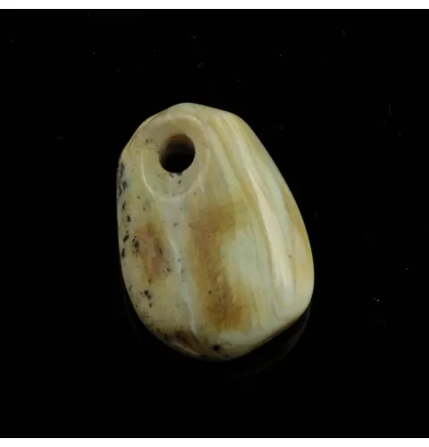 Baltic Amber Medallion pendant with hole