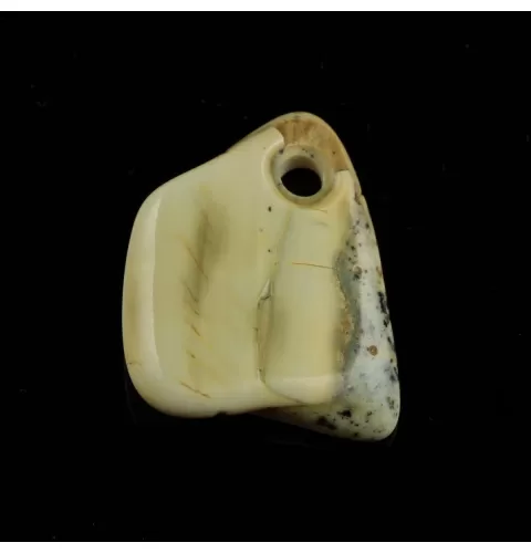 Baltic Amber Medallion pendant with hole
