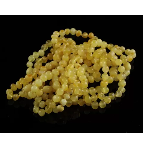 10 Butter BAROQUE Baltic amber adult bracelets 19cm