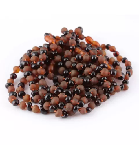 10 Mix Baltic Amber Anklets 25cm