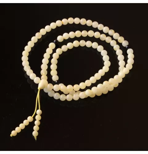 Tibetan Buddhist Japa Mala Prayer 108 Baltic amber beads rosary
