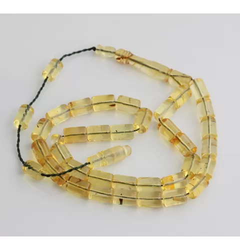 Islamic 33 BARREL Prayer BALTIC AMBER Beads Muslim Rosary