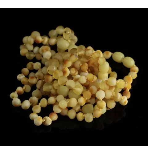 10 Raw BAROQUE Baltic amber teething bracelets 14cm