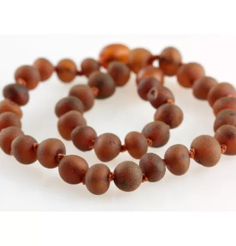 Raw Cherry Baltic Amber Anklets 25cm