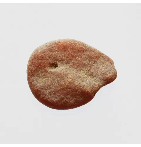 Natural rare Baltic amber resin drop with cracks