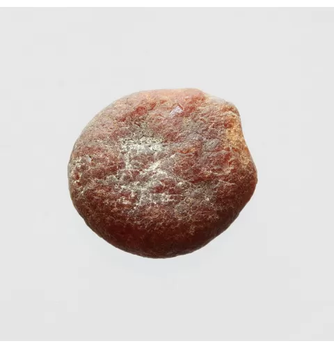 Natural rare Baltic amber resin drop with cracks