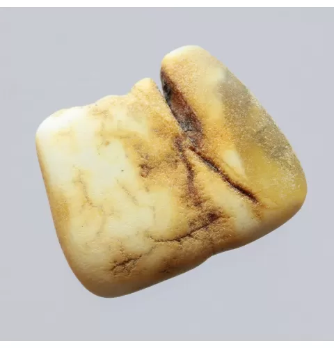 Raw Rough White Genuine Baltic amber 5g Stone