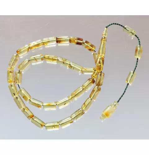 Islamic 33 BARREL Prayer BALTIC AMBER Beads Muslim Rosary
