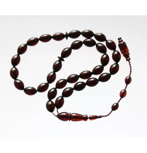 Islamic 33 Baltic amber Prayer OLIVE beads