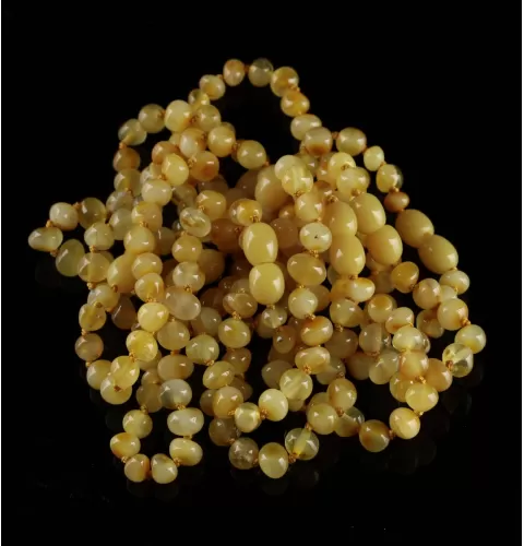 10 Butter BAROQUE Baltic amber teething bracelets 14cm
