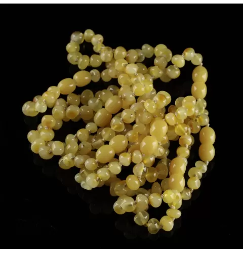 10 Butter BAROQUE Baltic amber teething bracelets 14cm