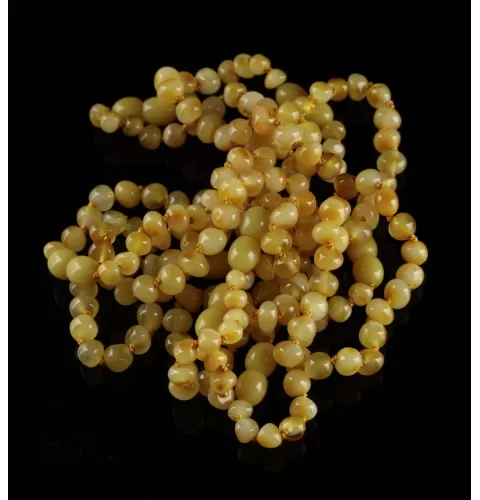 10 Butter BAROQUE Baltic amber teething bracelets 14cm