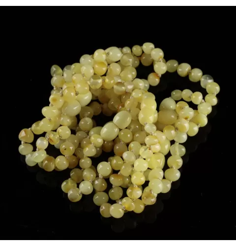 10 Butter BAROQUE Baltic amber teething bracelets 14cm